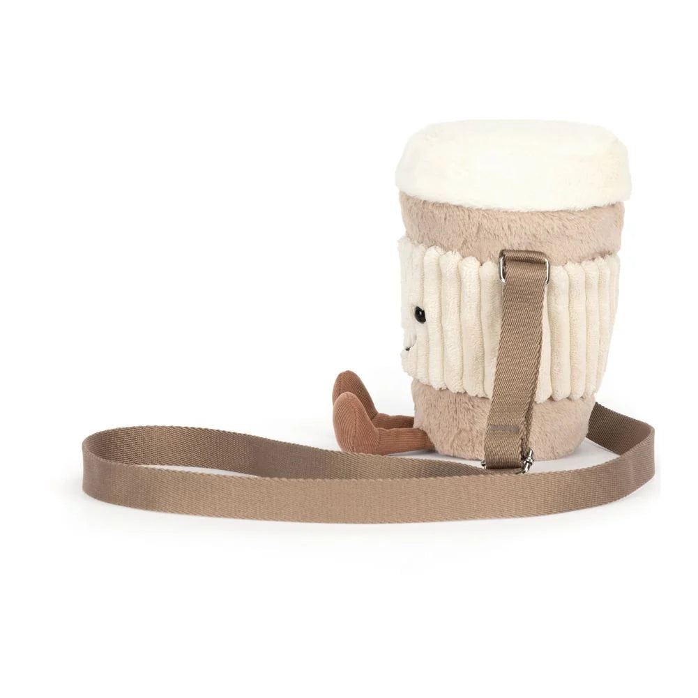JellyCat Amuseables Perkle Coffee Shoulder bag