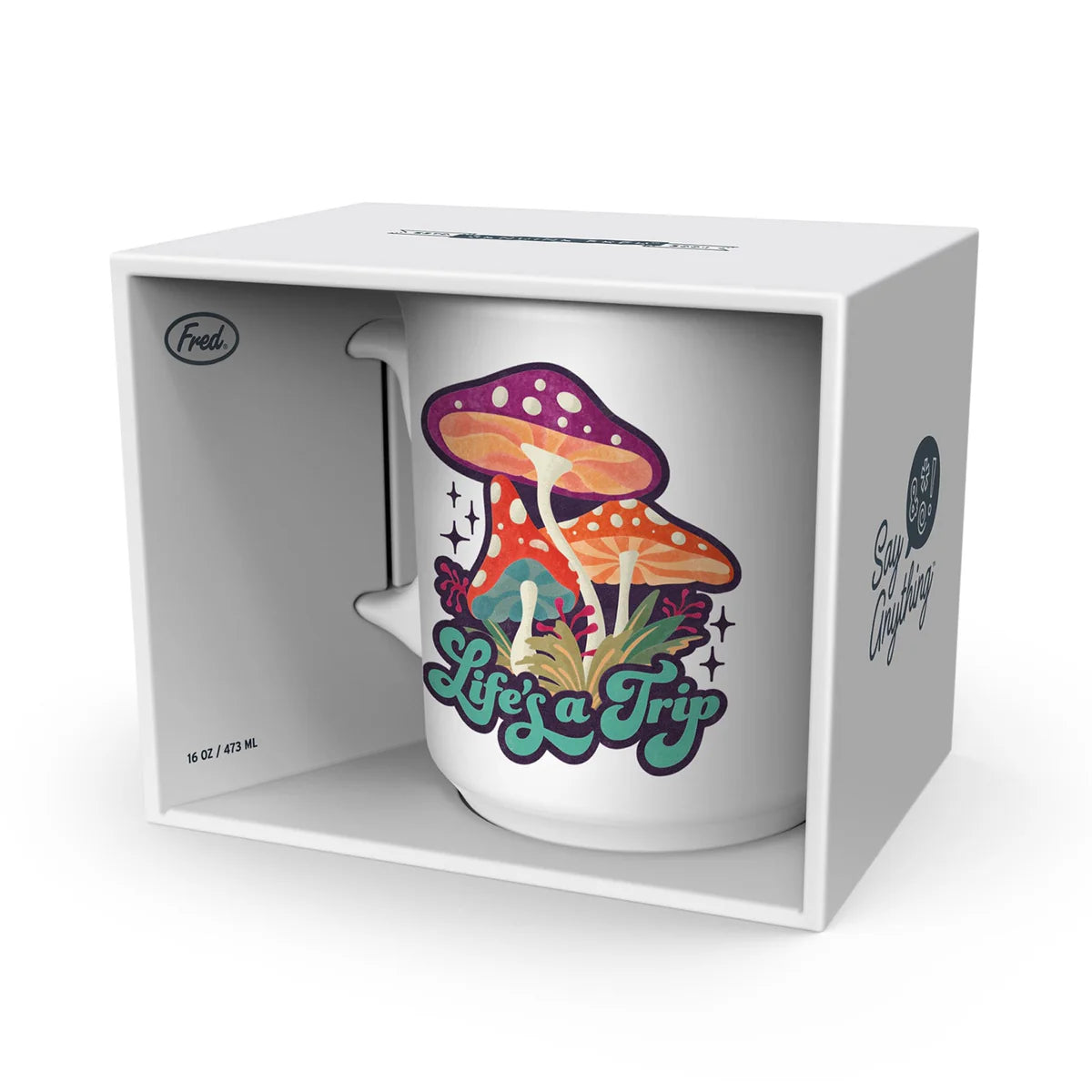 Fred & Friends SAY ANYTHING “Life’s A Trip” MUG