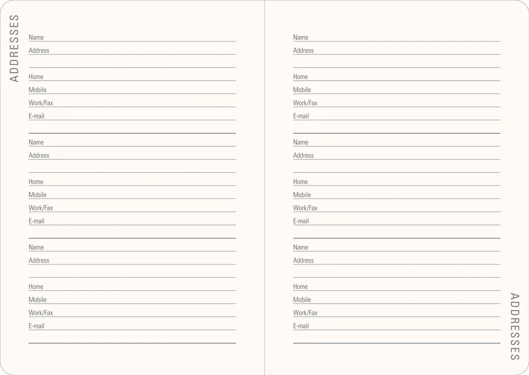 2027 Watercolor Treescape Weekly Planner
