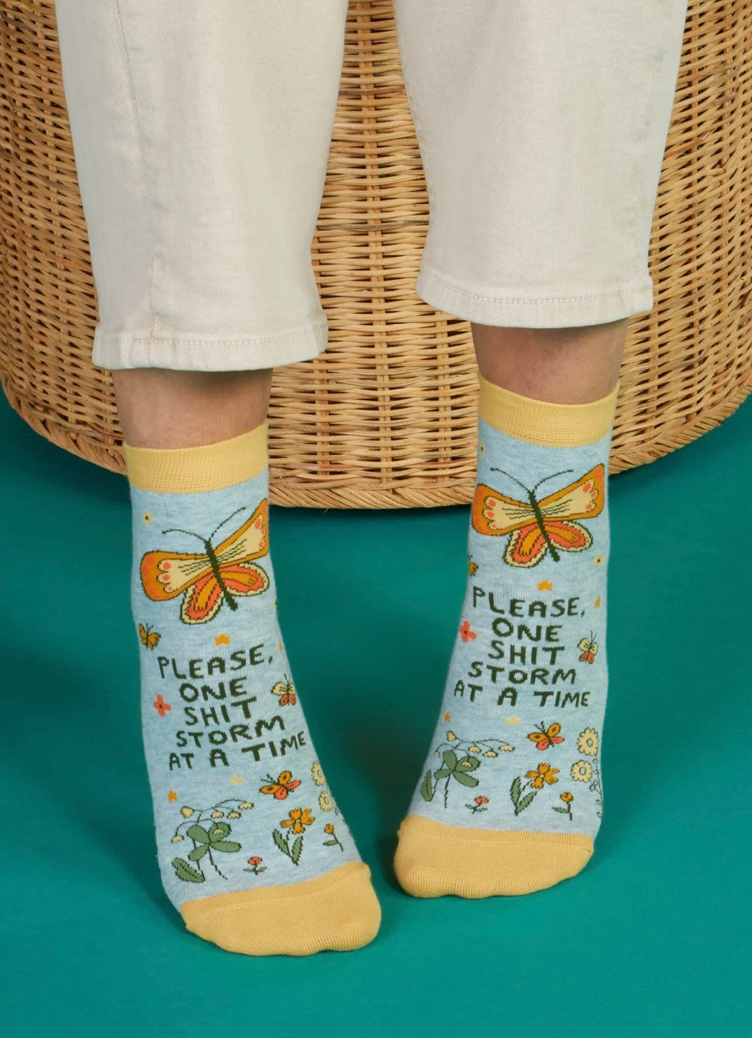 Blue Q Women’s Shit Storm Ankle Socks