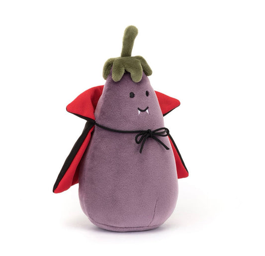 JellyCat Vivacious Eggplant Vampire