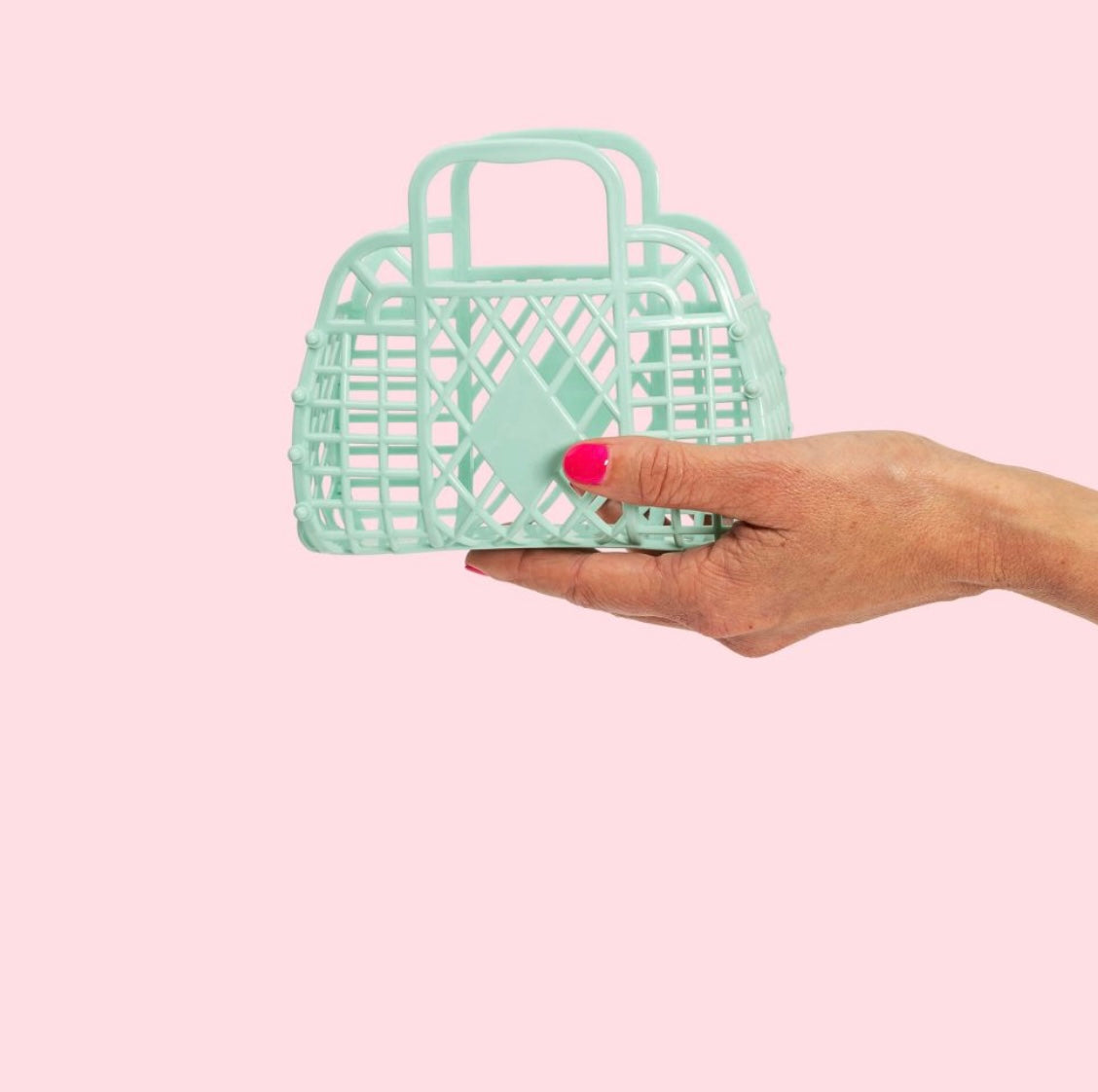 Retro basket jelly bag sale