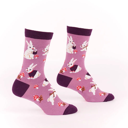 SOCK IT TO ME Snuggle Bunny Women’s Crew Socks