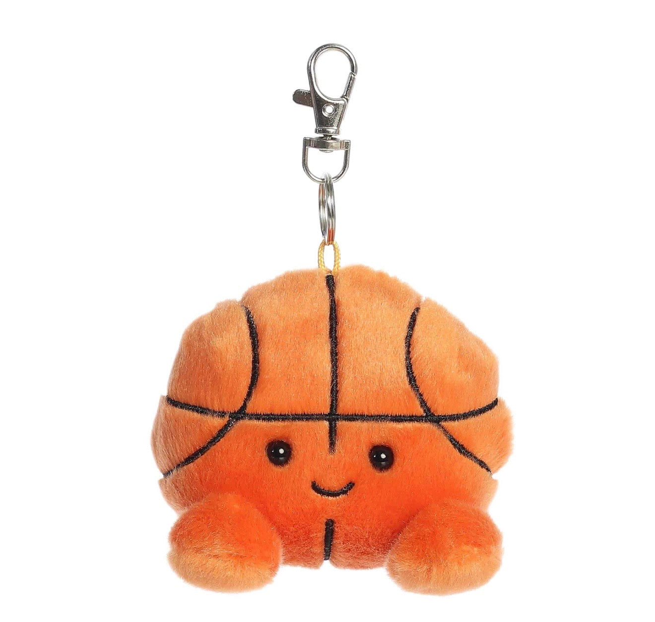 Palm Pals Hoops Basketball Clip On Keychain