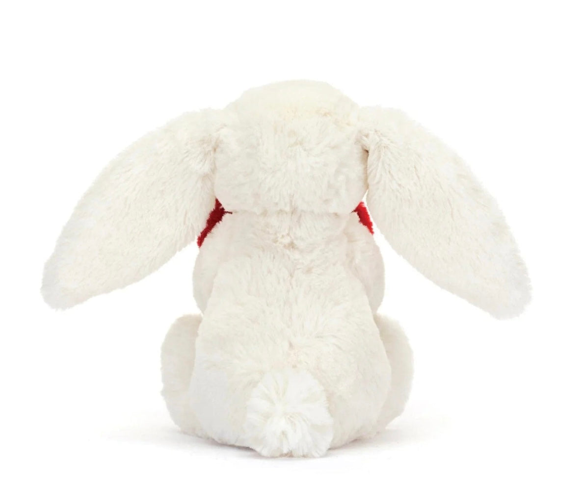 JellyCat Bashful Red Love Heart Bunny