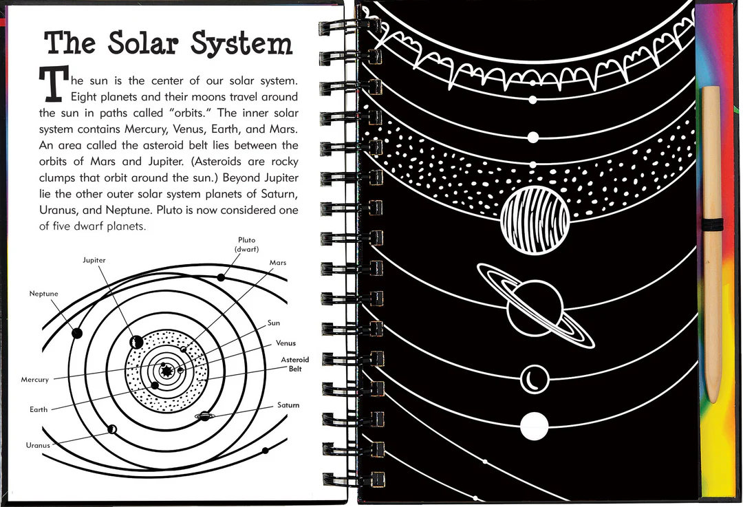 Scratch & Sketch Solar System