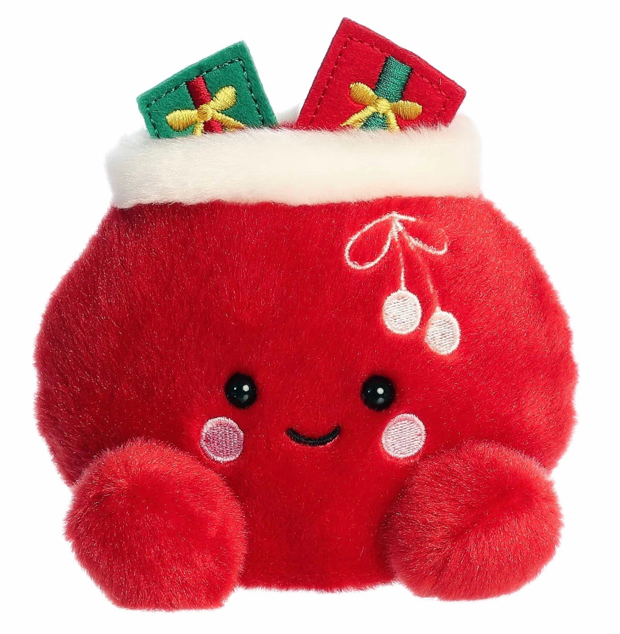 Palm Pals Velvet Santa Bag