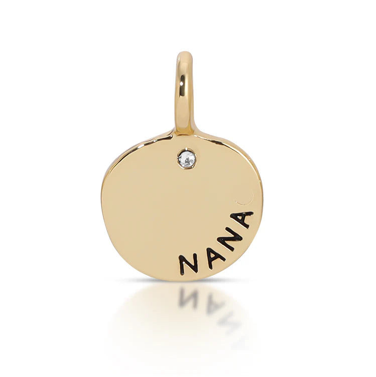 Lucky Feather Mom or Grandma Charm