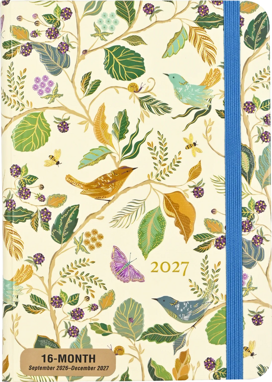 2027 Birds & Berries Weekly Planner