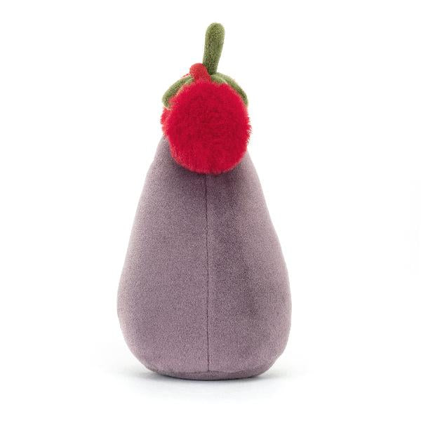 JellyCat Toastie Vivacious Red Eggplant