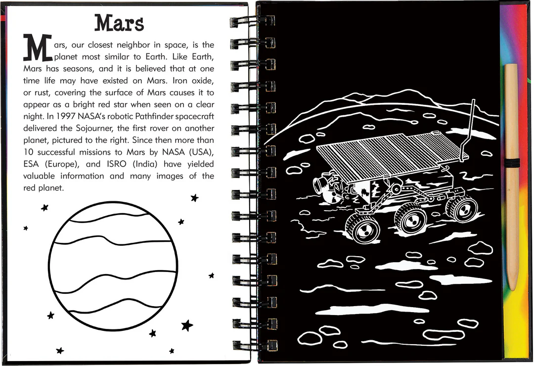 Scratch & Sketch Solar System
