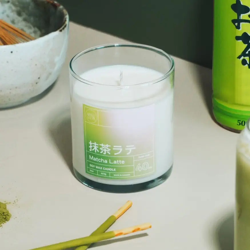 ArtketGoods Matcha Latte Soy Wax Candle