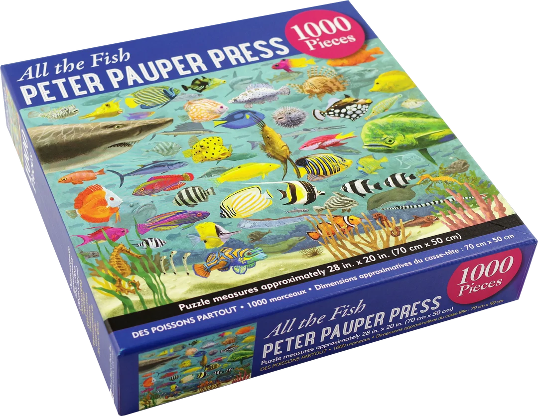 Peter Pauper All The Fish Puzzle 1000pc