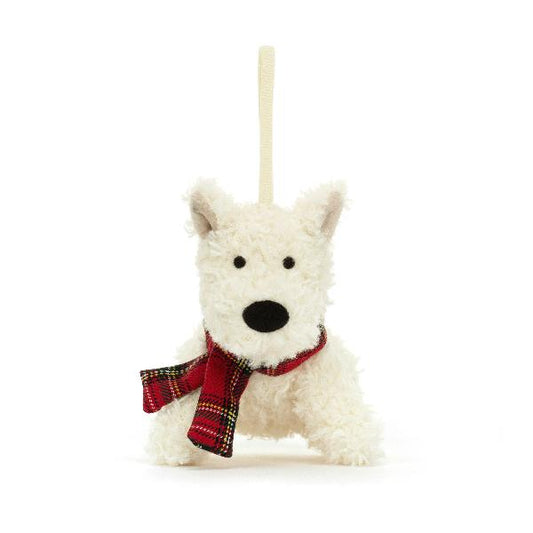 JellyCat Munro Scottie Dog Decoration