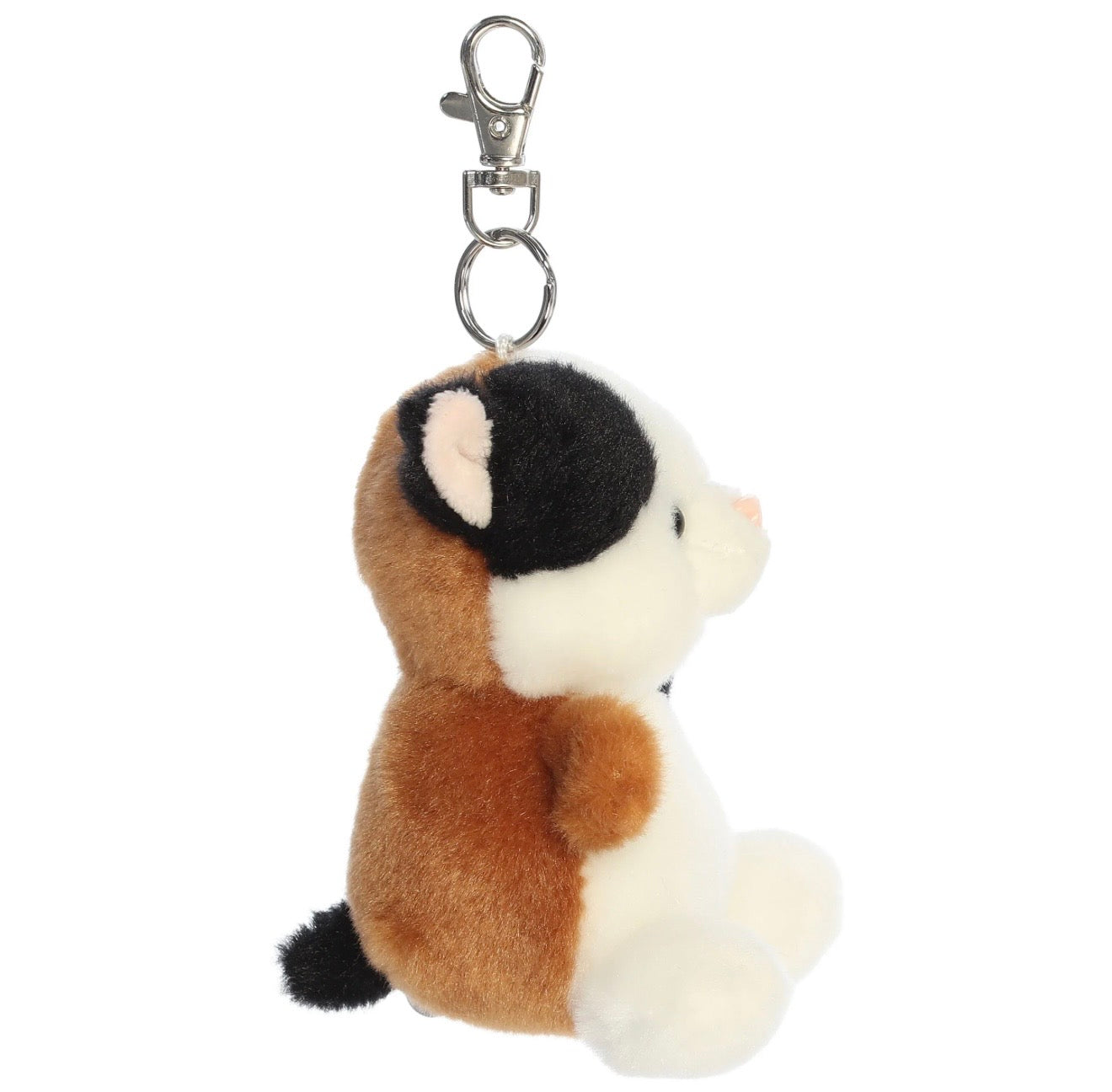 Palm Pals Peebs Calico Cat Clip On Keychain
