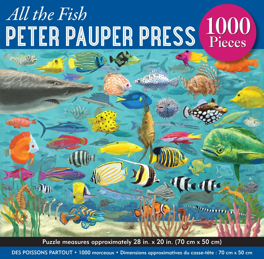 Peter Pauper All The Fish Puzzle 1000pc