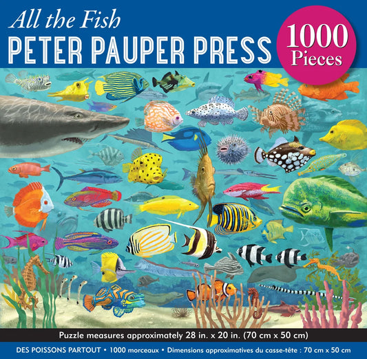 Peter Pauper All The Fish Puzzle 1000pc