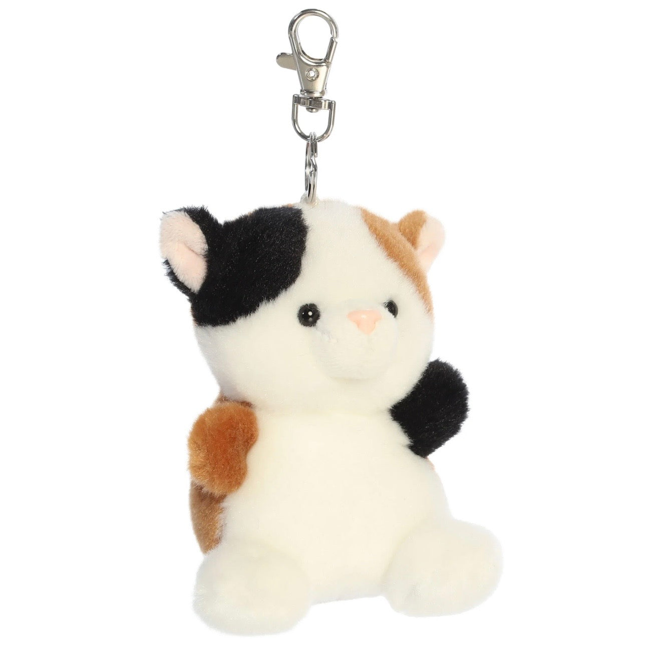 Palm Pals Peebs Calico Cat Clip On Keychain