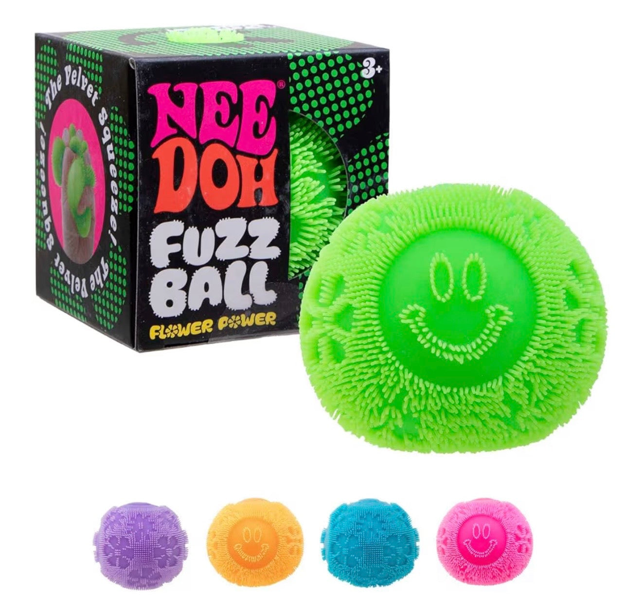NeeDoh Fuzz Ball Flower Power