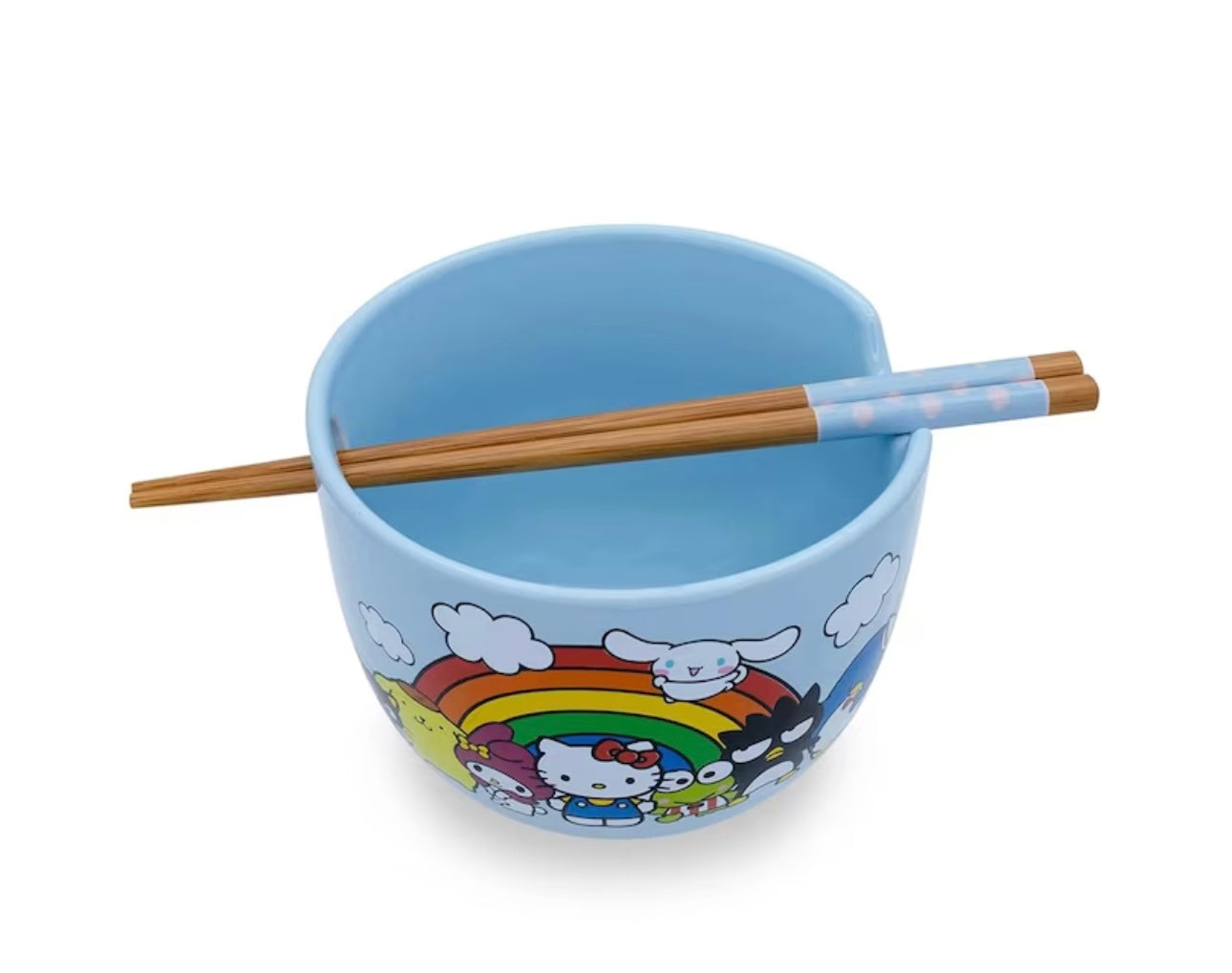 Hello Kitty & Friends Ramen Bowl With Chopsticks