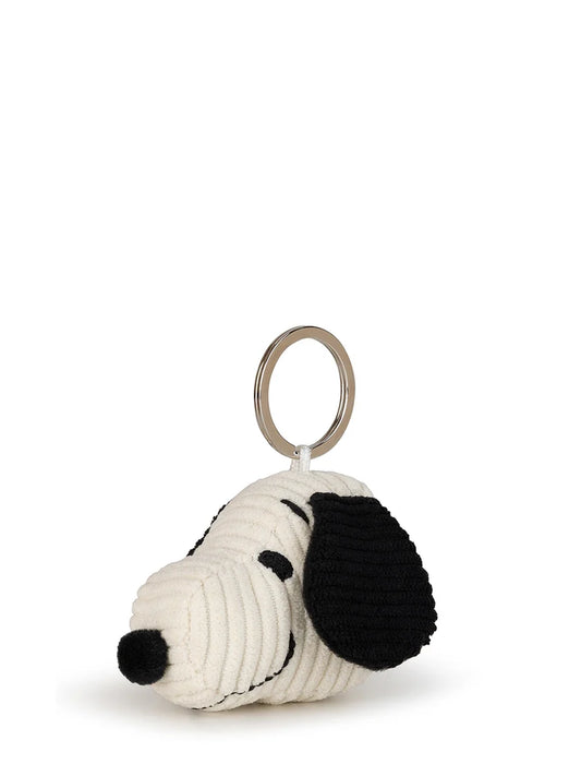Peanuts Snoopy Head Corduroy Keychain