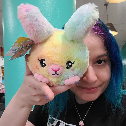 Squishable Snackers Tie Dye Bunny