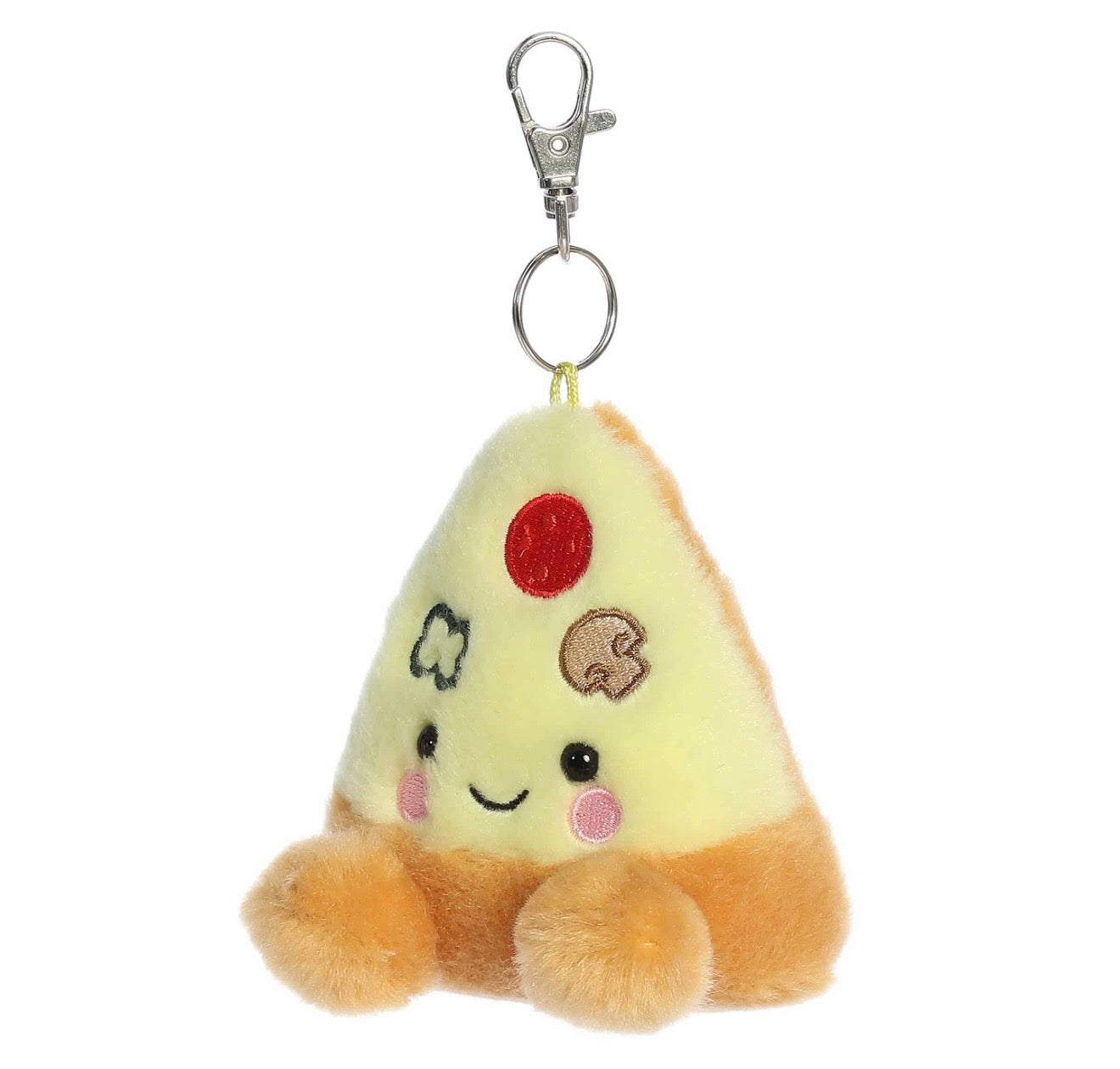 Palm Pals Peppa Pizza Slice Clip On Keychain