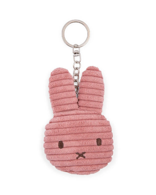 Miffy Corduroy Flat Keychain Dusty Rose