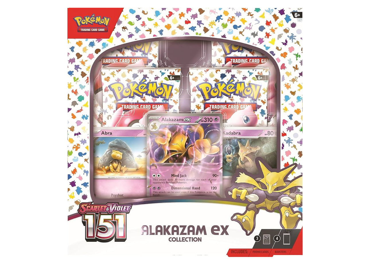 Pokemon TCG Scarlet & Violet 3.5 Pokemon 151 Alakazam Ex Box