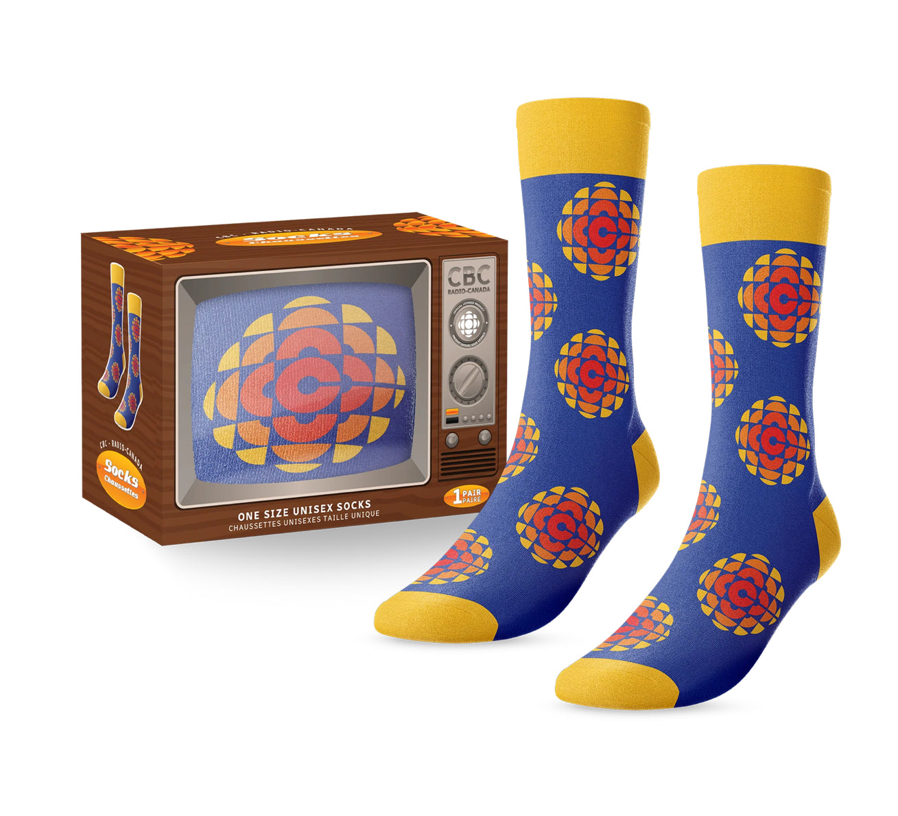 Main & Local CBC Logo Socks