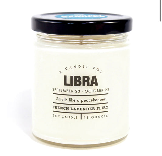 Whiskey River Astrology Candle Libra