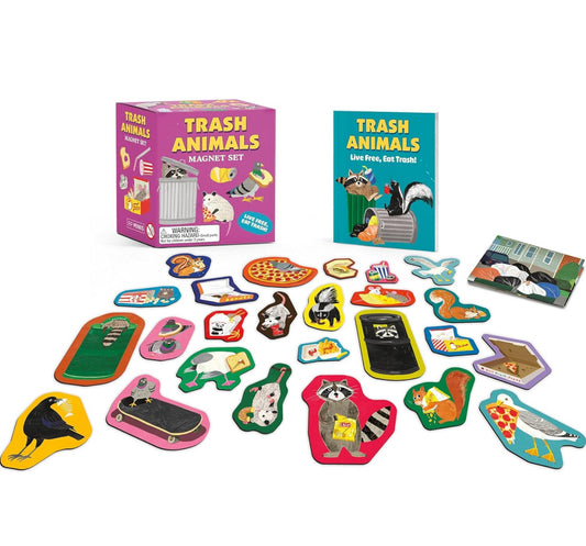 Running Press Trash Animal Magnets