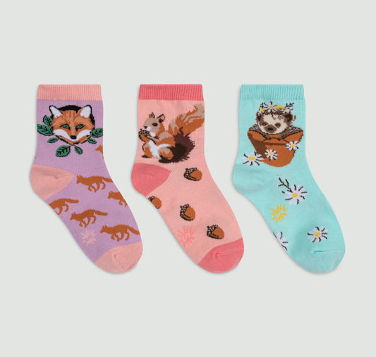 Sock It To Me Youth 3 Pack Crew Socks  (ages 3-6)