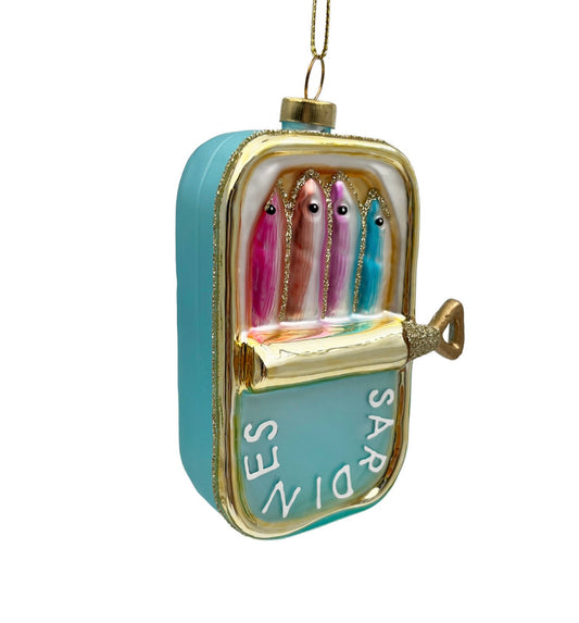 GLASS SARDINES 4″ Ornament