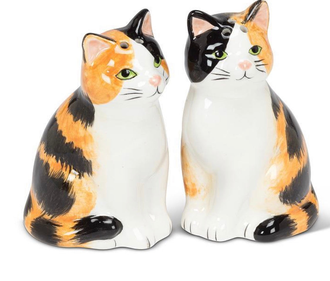 Salt & Pepper Shaker Kitties Tabby
