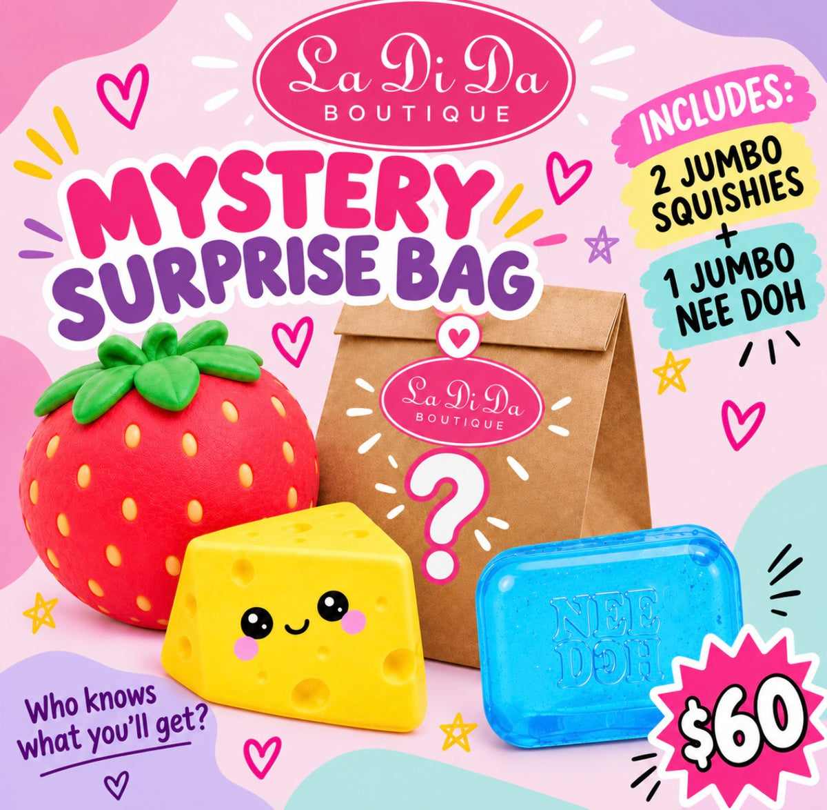 Jumbo Squishy Surprise Bag