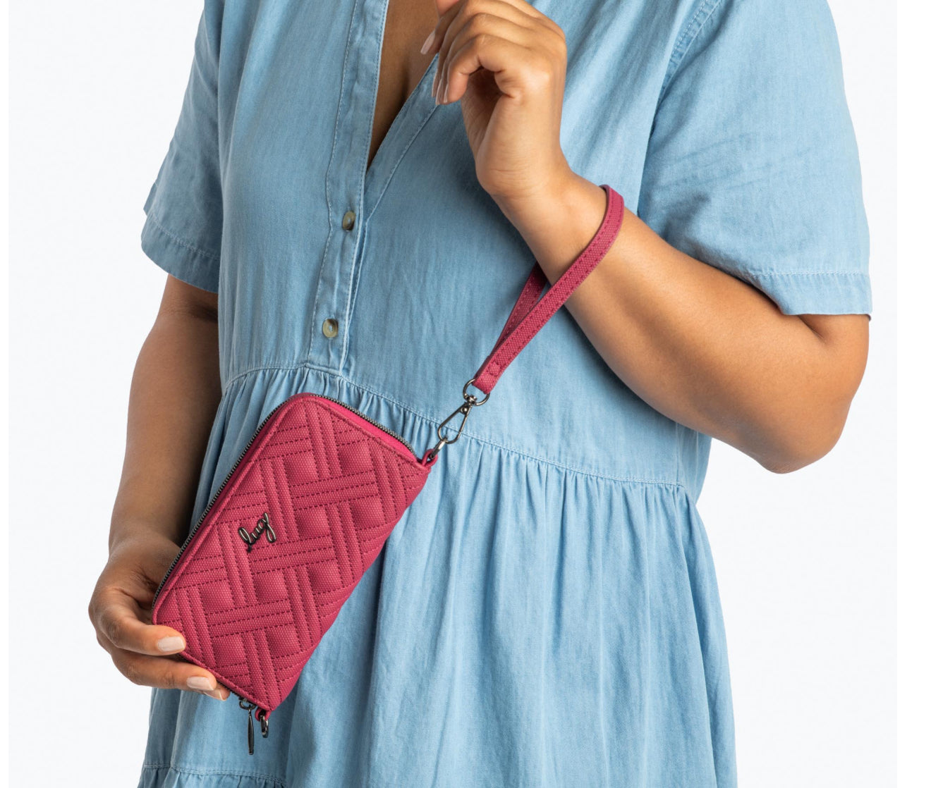 Lug Whirly Matte RFID Wallet Wristlet