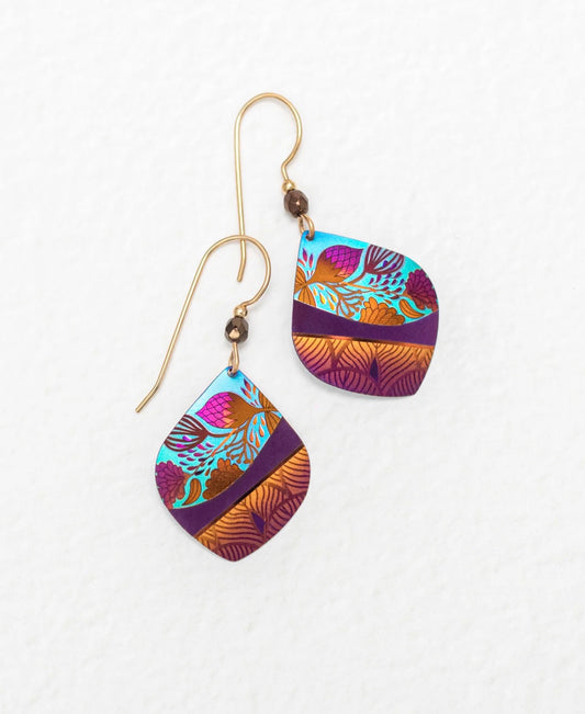 Holly Yashi Lani Earrings Amber Wave