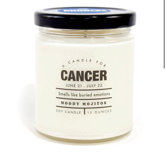 Whiskey River Astrology Candle Cancer