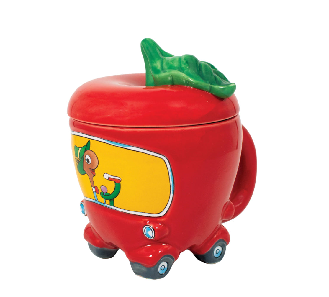 Unemployed Philosophers Guild 
Richard Scarry Lowly Worm Applecar Mug