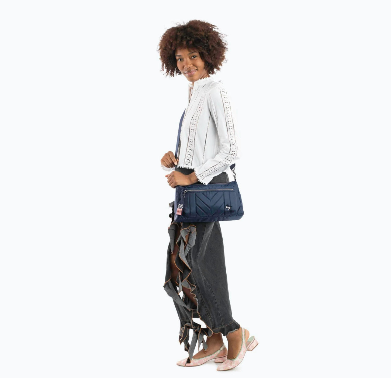 Lug Stretch Crossbody Canada Red