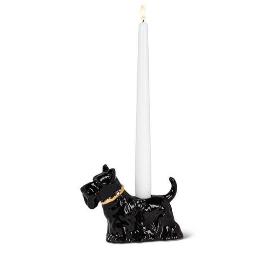Scottie Dog Taper Holder