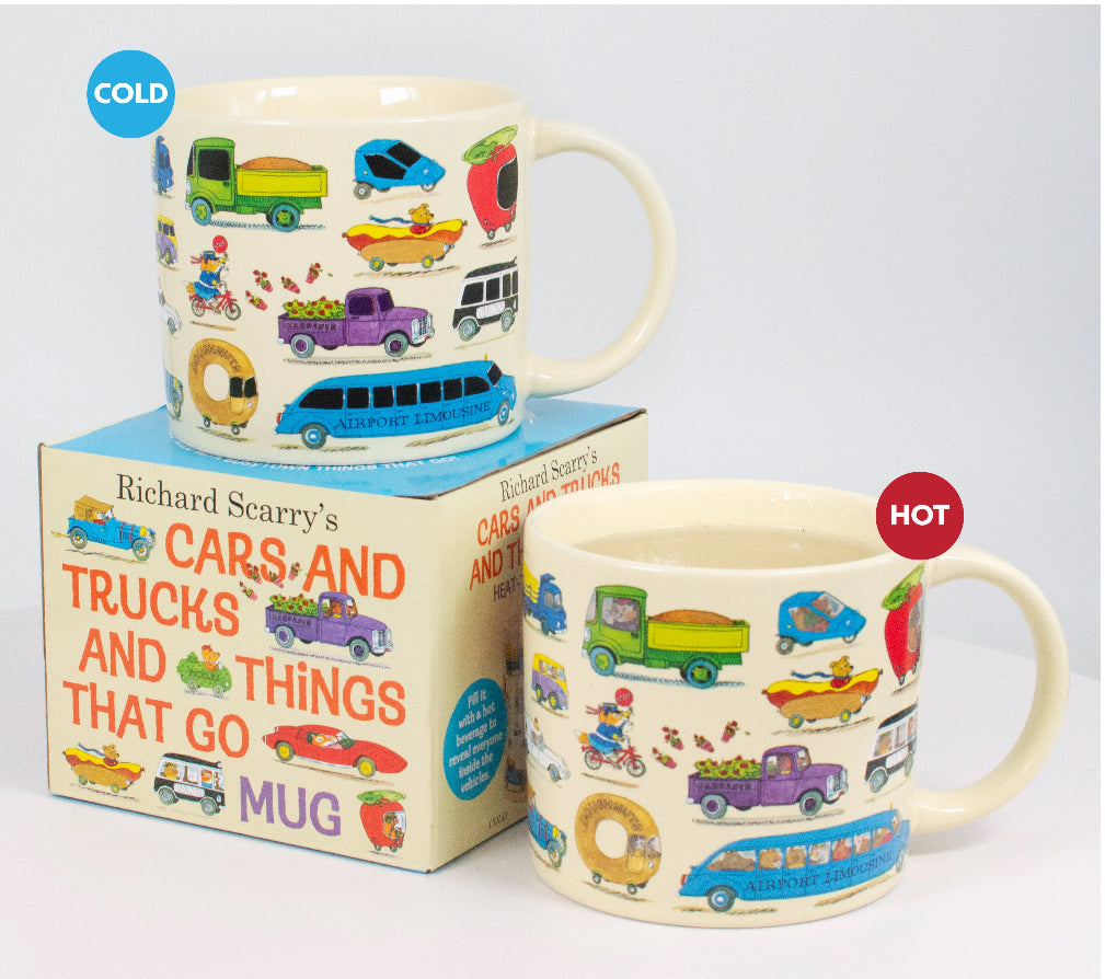 Unemployed Philosophers Guild Richard Scarry Cars and Trucks Mug