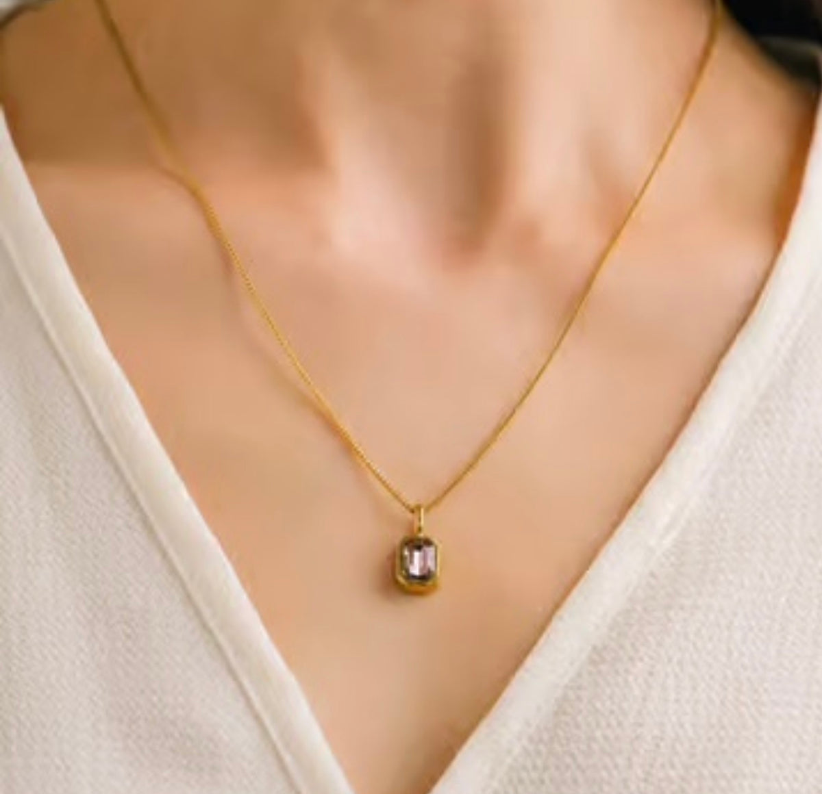 Lover’s Tempo Birthstone Gold Necklace