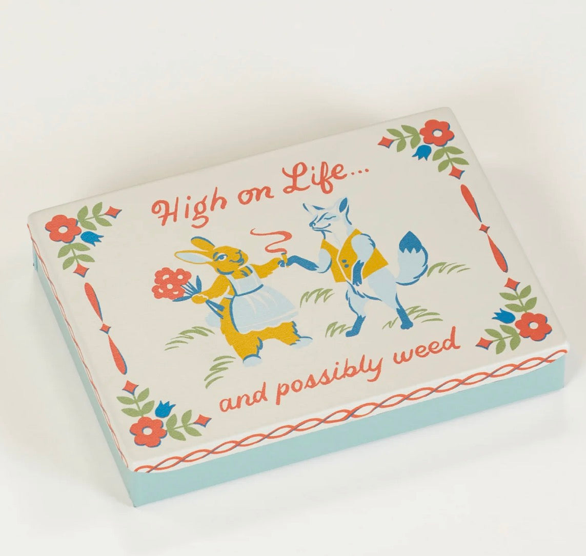 Blue Q High on Life and Possibly Weed Pocket Box