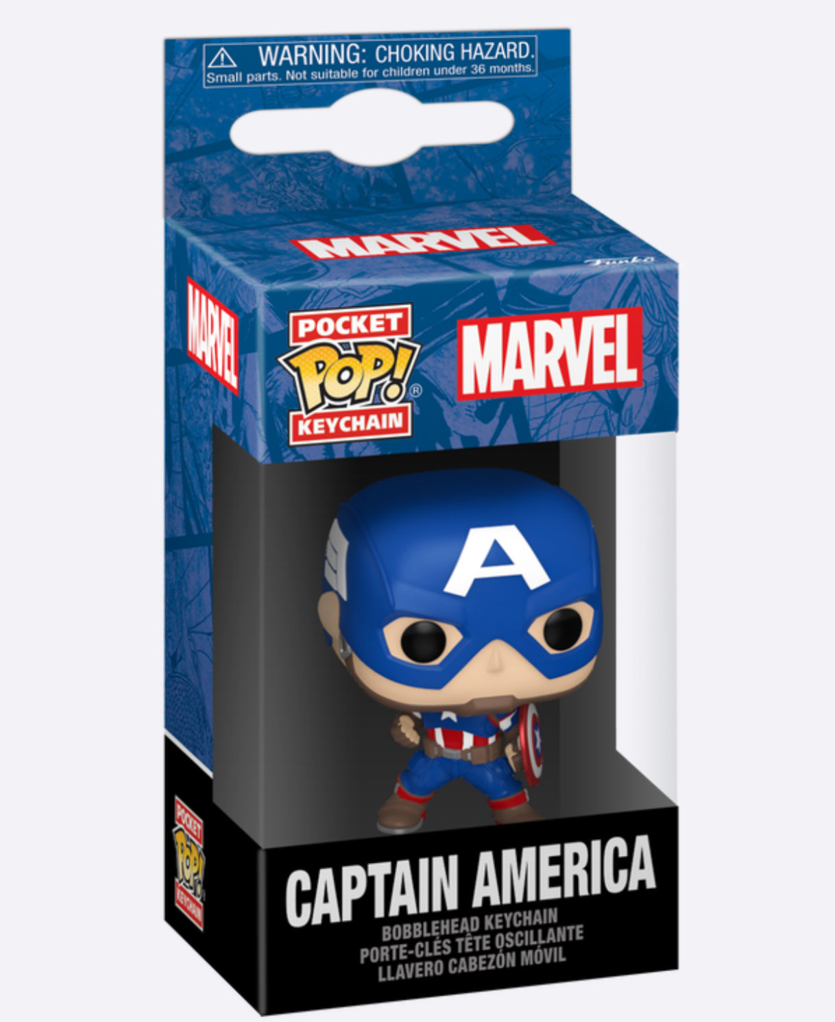 Funko Pop Captain America Keychain