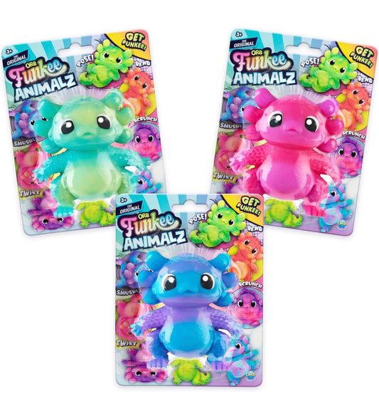 ORB Funkee Axolotl Stretchy Toy