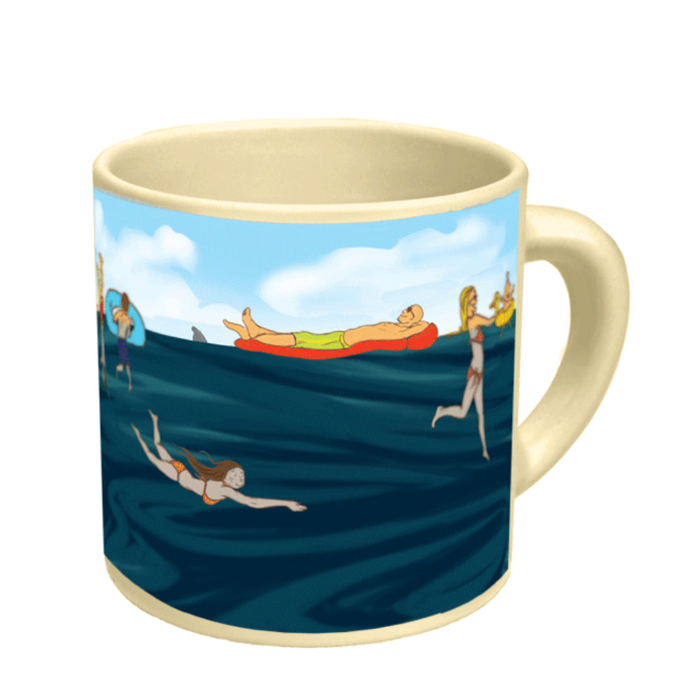 Unemployed Philosopher Shark Mug