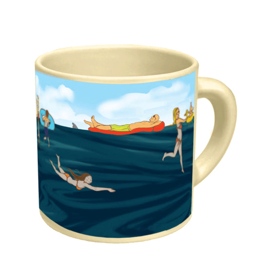 Unemployed Philosopher Shark Mug