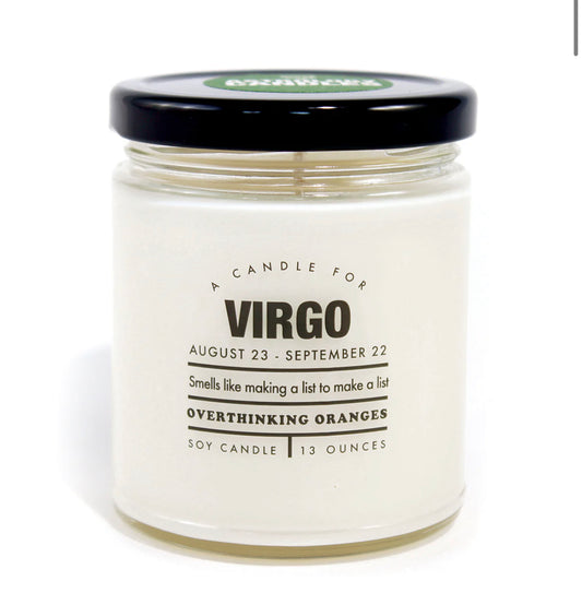Whiskey River Astrology Candle Virgo